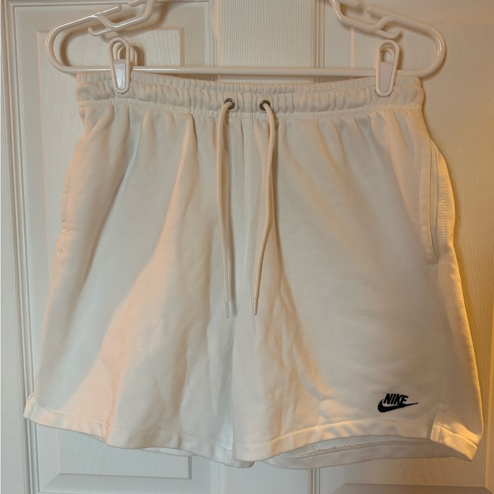 Nike Women's Cotton White Shorts